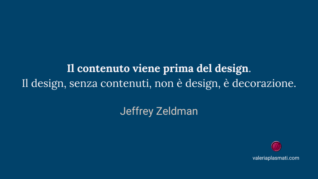 citazione sul design di jeffrey Zeldman