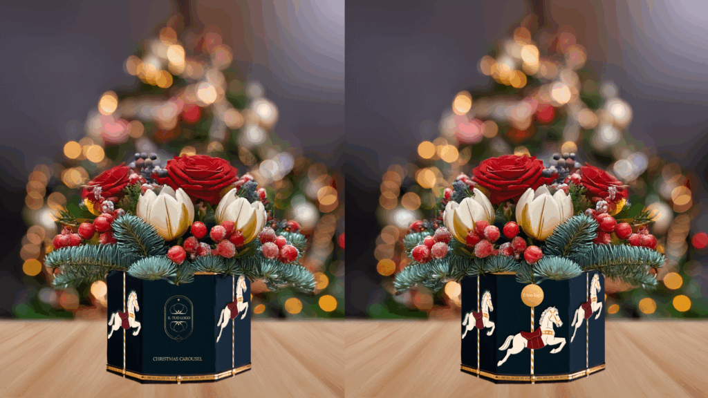 special dition natalizia per brand di fiori lusso